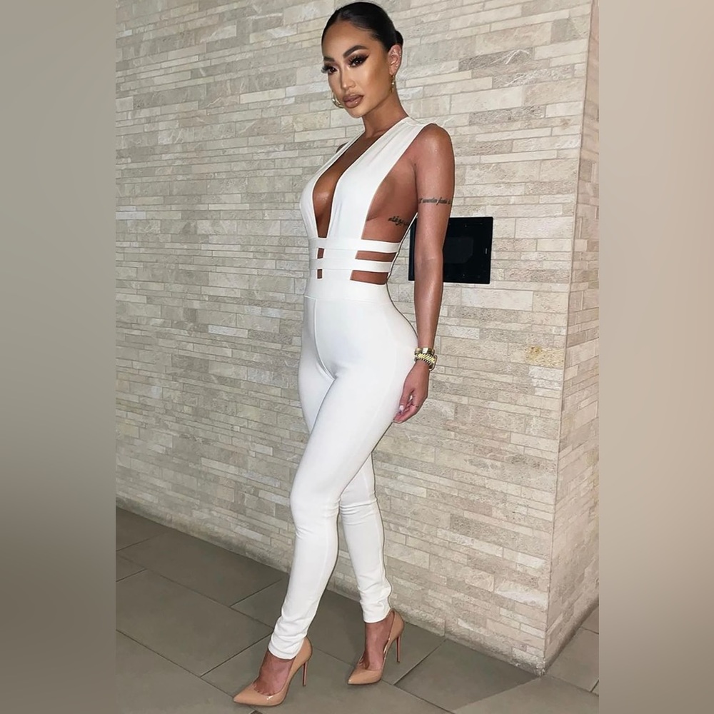 Sexy White Jumpsuit
